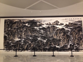 Exhibition of painting by Guo Hua Jia Bao at Guanshan Yue Gallery Shenzhen